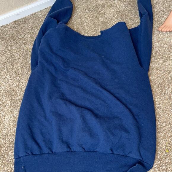 Disneyland World Resorts Mickey in Santa Hat Navy Sweatshirt Christmas SZ M - Picture 2 of 6